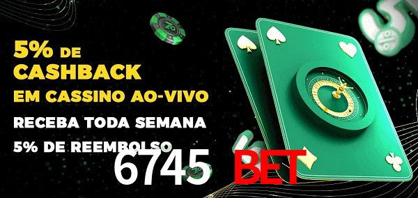 Promoções do cassino ao Vivo 6745 bet
